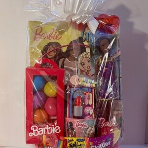 Barbie gift basket with Doll and Accessories